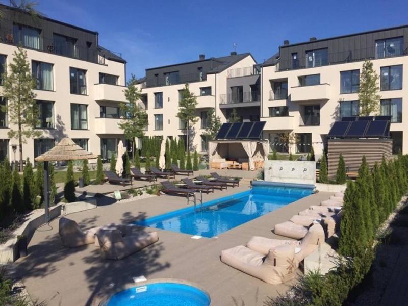 Super Mini Loft With Outdoor Pool. Apartamento Palanga Exterior foto